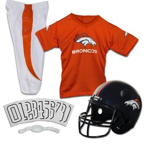 Kids Broncos Football Costume Set - Orange and White